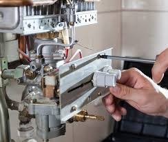 Boiler repair in progress